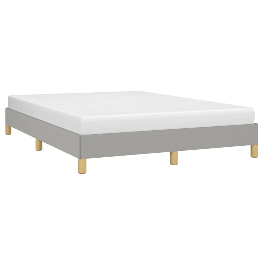 Sengeramme uten madrass lysegrå 135x190 cm Double stoff