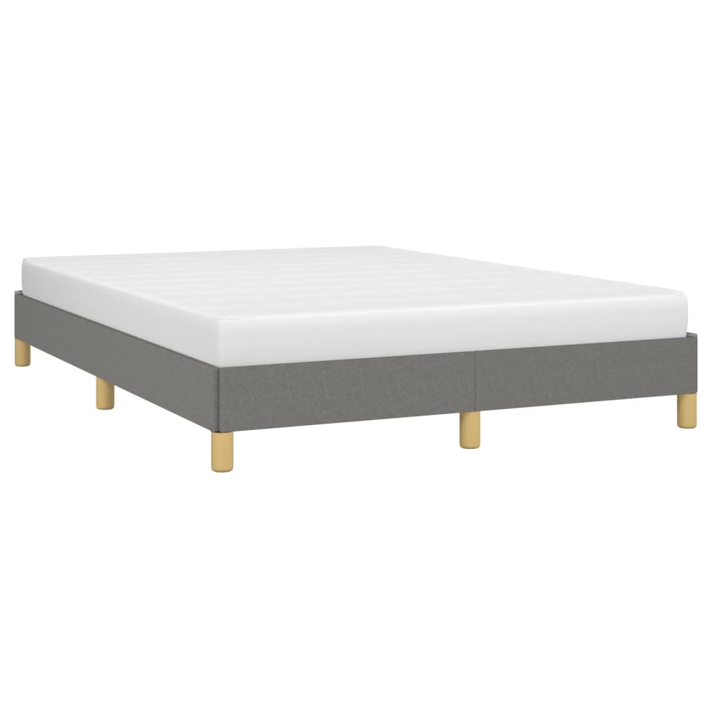 Sengeramme uten madrass mørkegrå 135x190 cm Double stoff