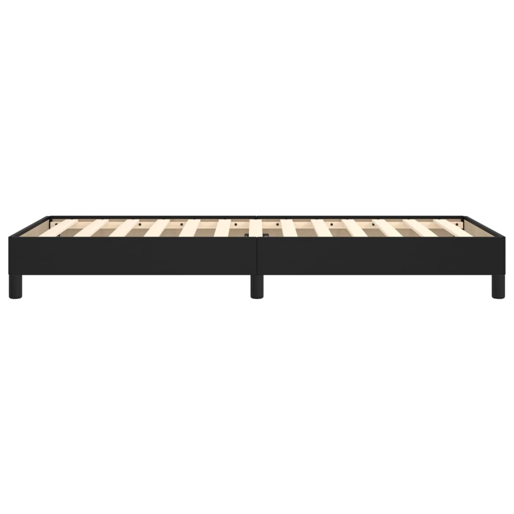 Sengeramme uten madrass svart 90x190 cm Single kunstskinn