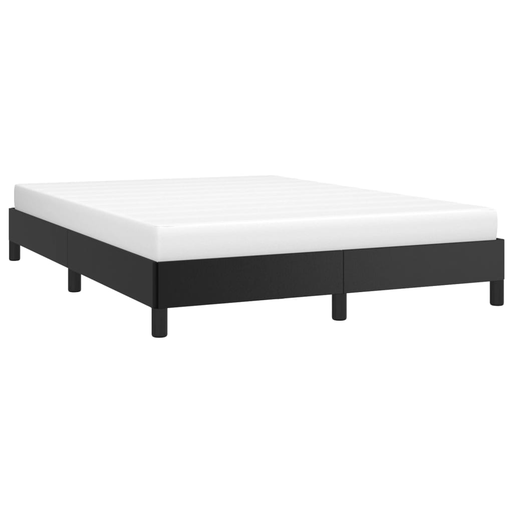 Sengeramme uten madrass svart 135x190 cm Double kunstskinn