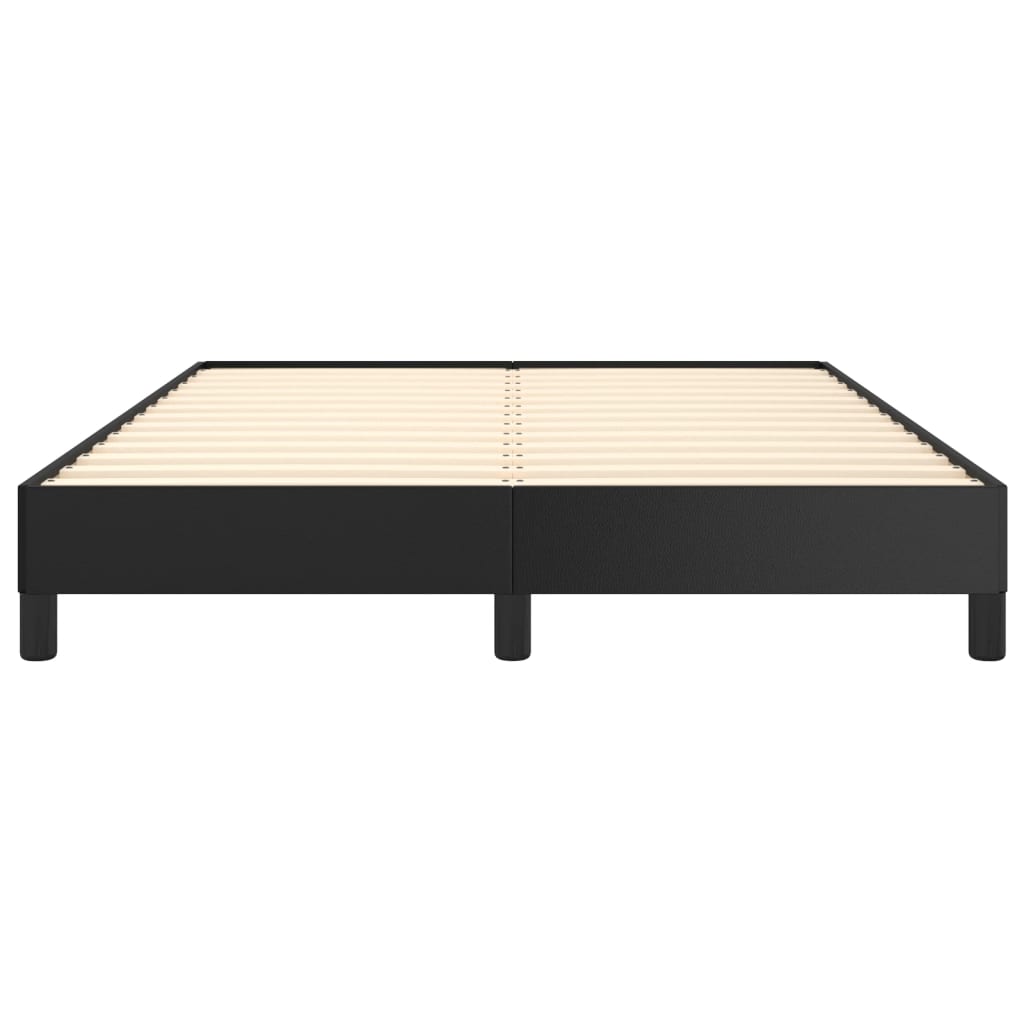 Sengeramme uten madrass svart 135x190 cm Double kunstskinn