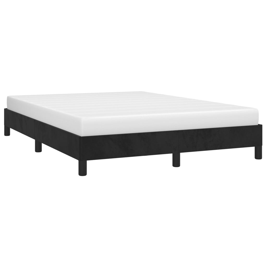 Sengeramme uten madrass svart 135x190 cm Double fløyel