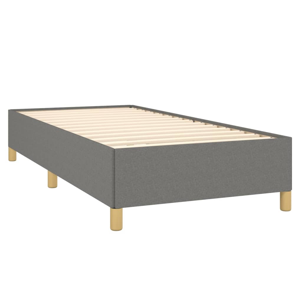 Sengeramme uten madrass mørkegrå 90x190 cm Single stoff