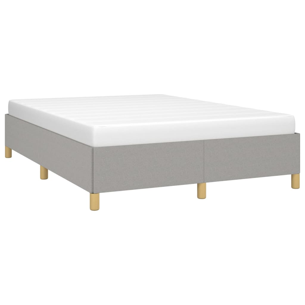 Sengeramme uten madrass lysegrå 135x190 cm Double stoff
