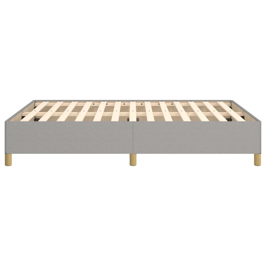 Sengeramme uten madrass lysegrå 135x190 cm Double stoff