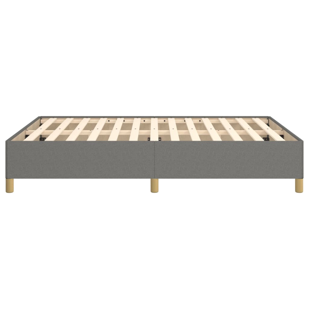 Sengeramme uten madrass mørkegrå 135x190 cm Double stoff