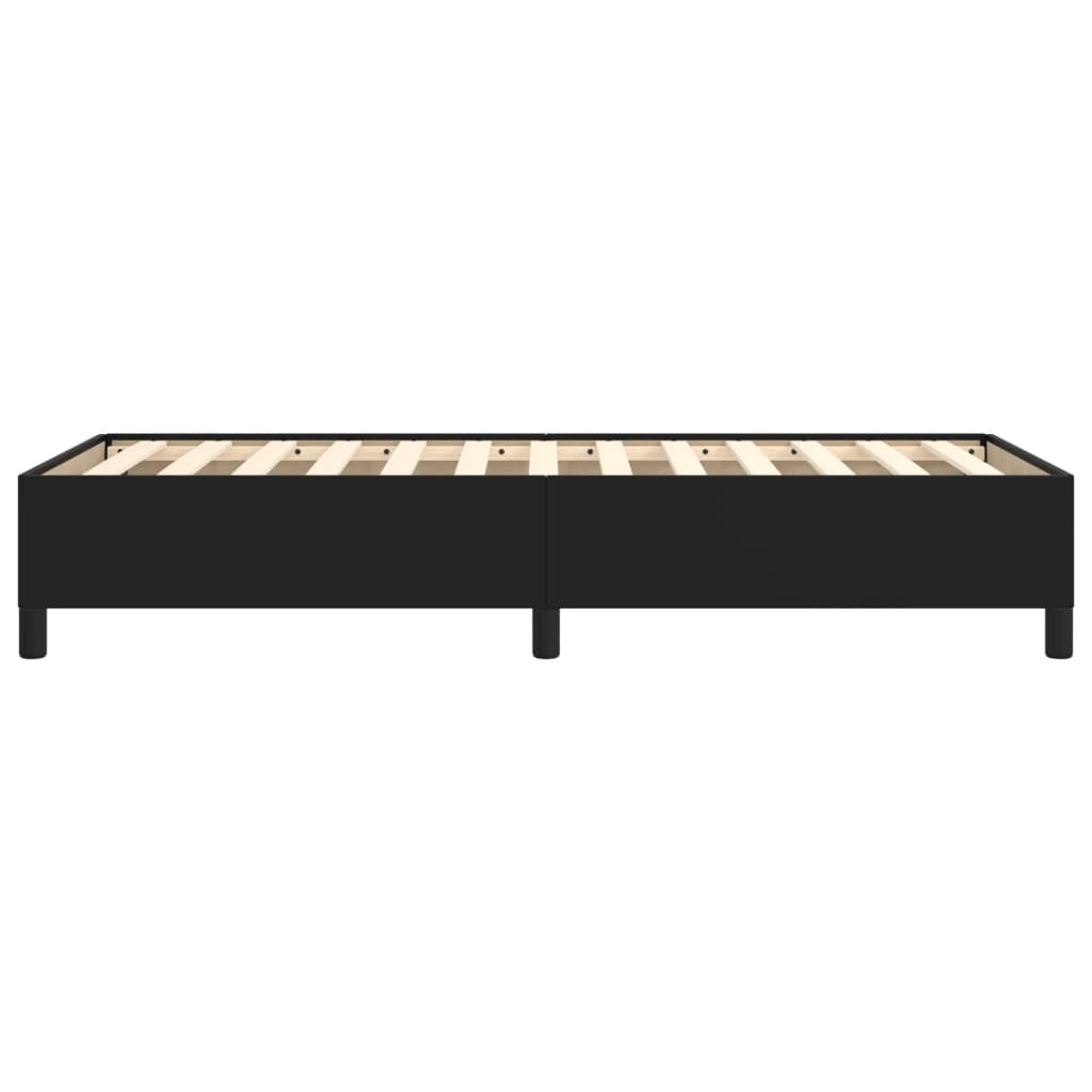 Sengeramme uten madrass svart 90x190 cm Single kunstskinn