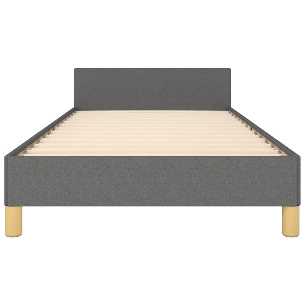Sengeramme uten madrass mørkegrå 90x190 cm Single stoff