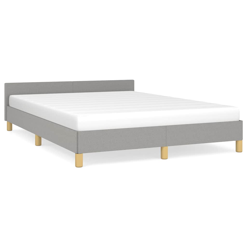 Sengeramme uten madrass lysegrå 180x200cm Super King stoff
