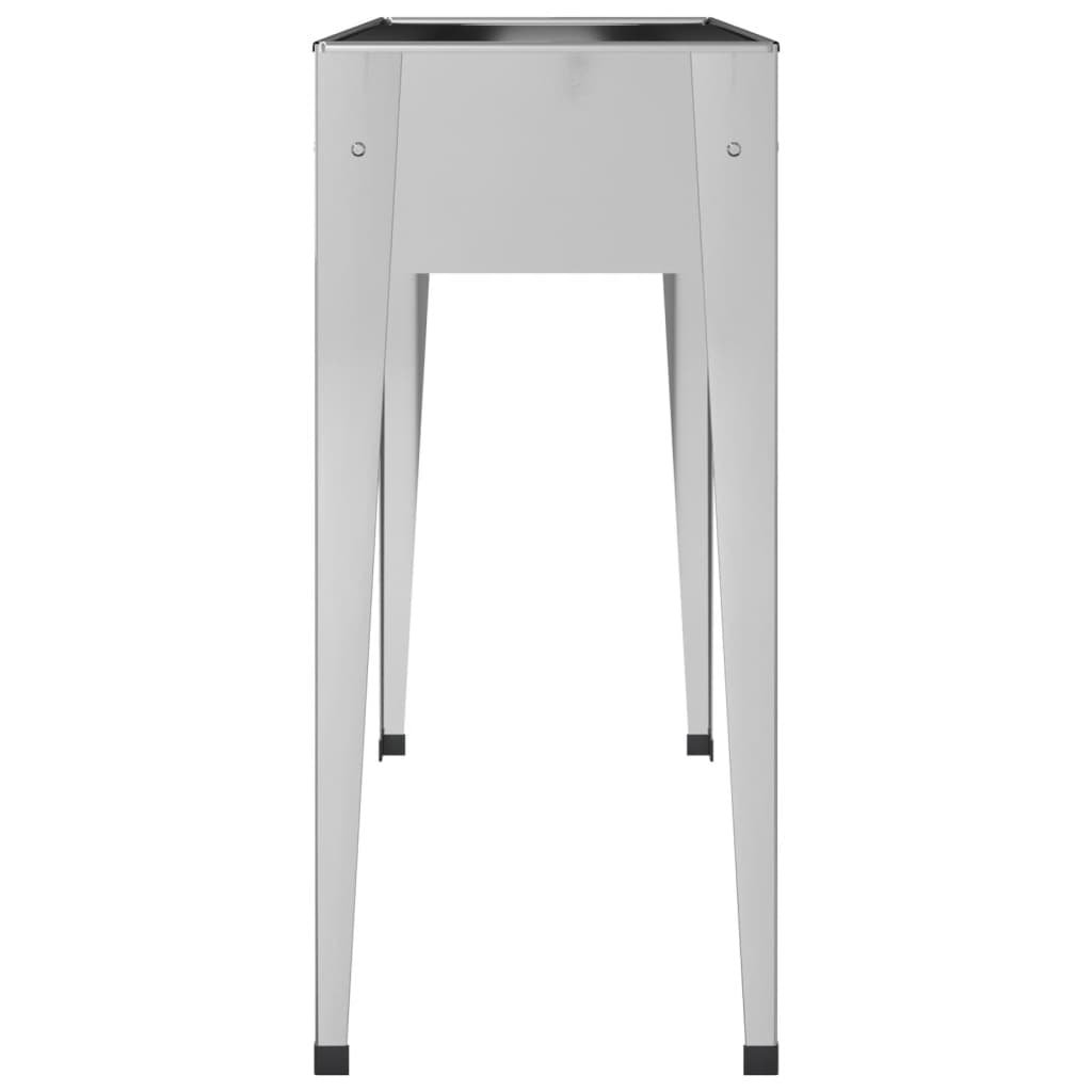 Plantekasse 100,5x40,5x90 cm galvanisert stål