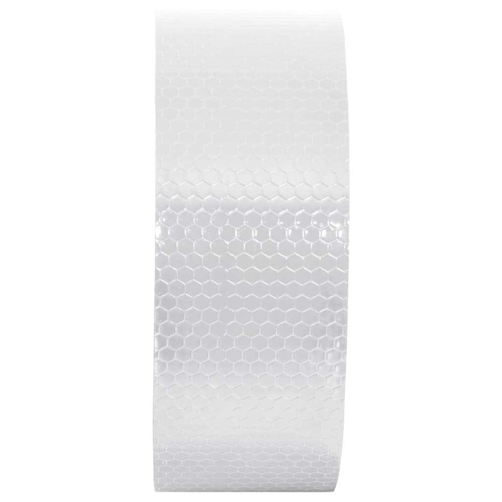 Reflekterende tape hvit 5 cm x 20 m PVC
