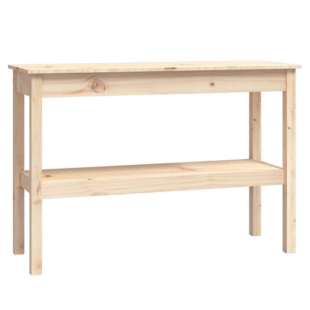Konsollbord 110x40x75 cm heltre furu