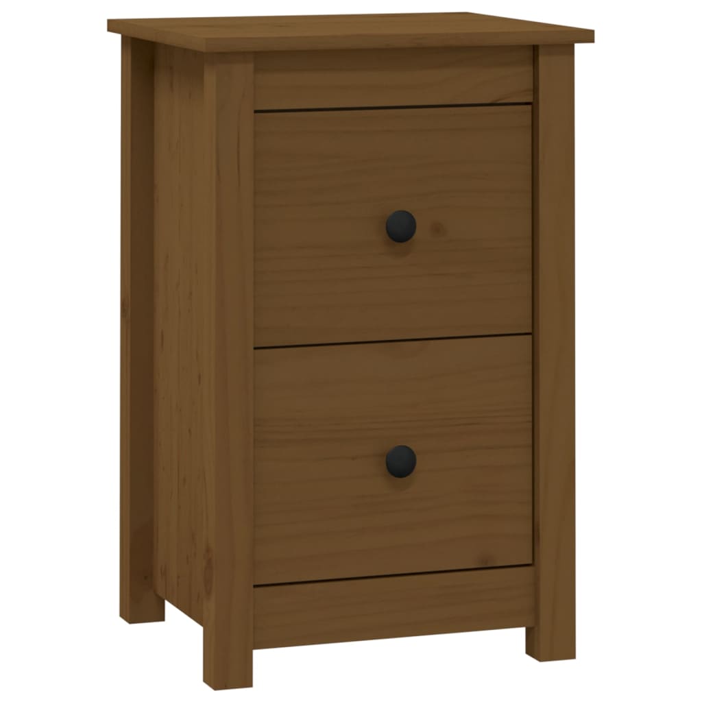 Nattbord honningbrun 40x35x61,5 cm heltre furu