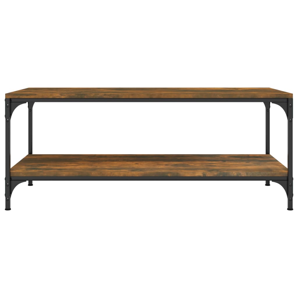Salongbord røkt eik 100x50x40 cm konstruert tre