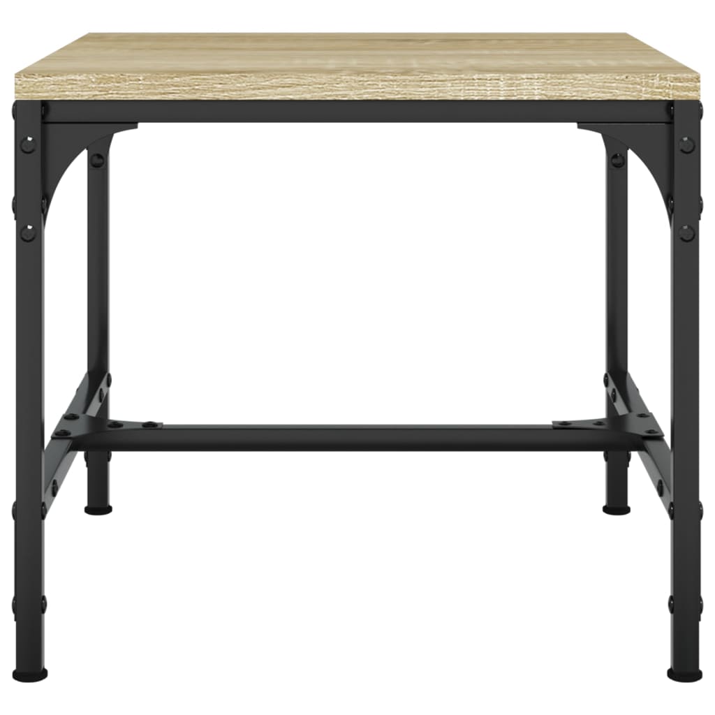 Sidebord 2 stk sonoma eik 40x40x35 cm konstruert tre