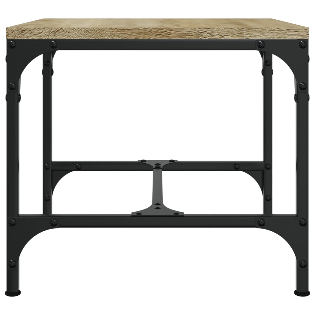 Sidebord 2 stk sonoma eik 40x40x35 cm konstruert tre