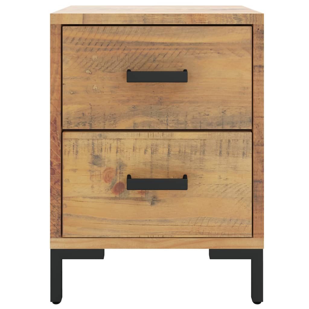 Nattbord brun 36x30x45 cm heltre furu