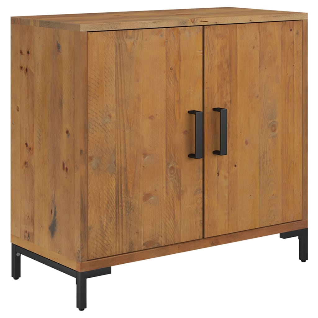 Skjenk brun 75x35x70 cm heltre furu