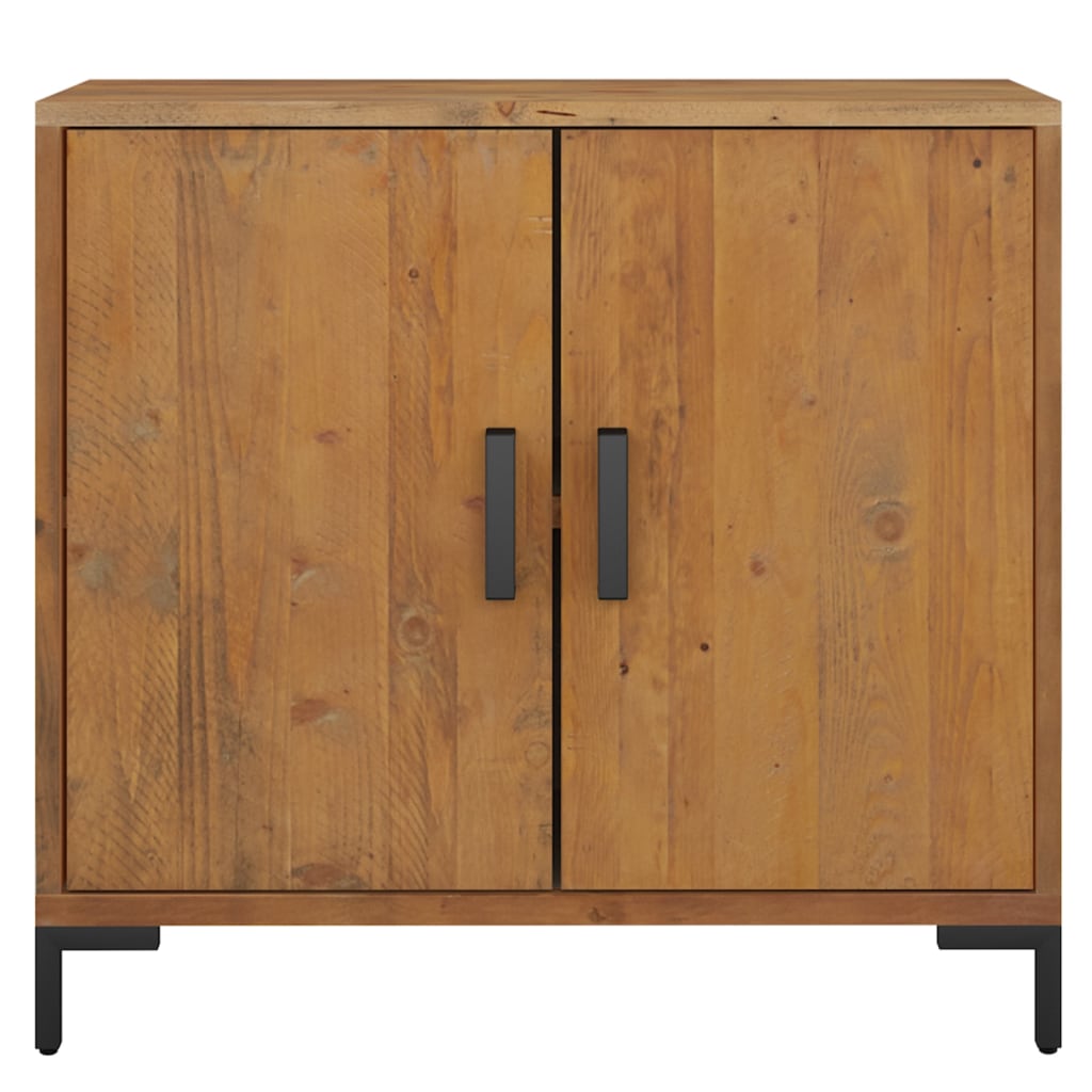 Skjenk brun 75x35x70 cm heltre furu