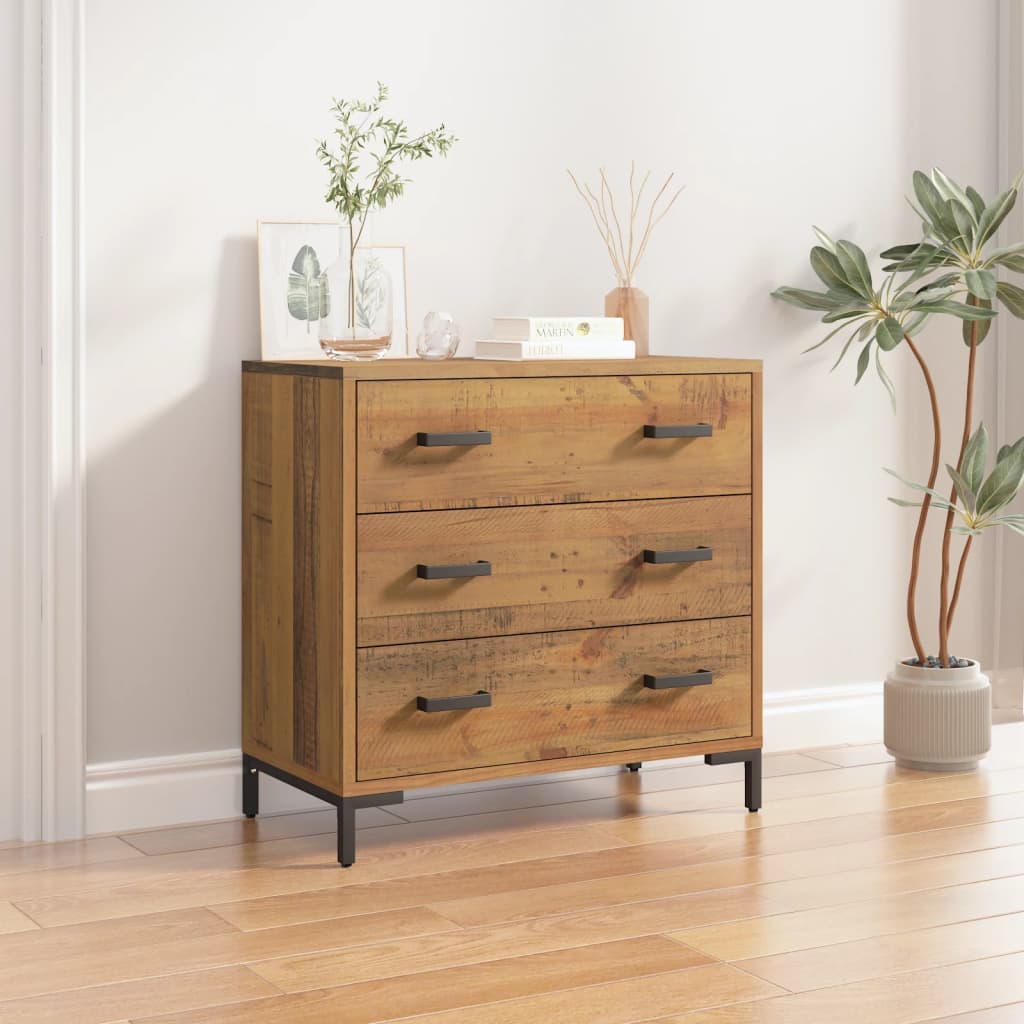 Kommode 75x35x70 cm heltre furu