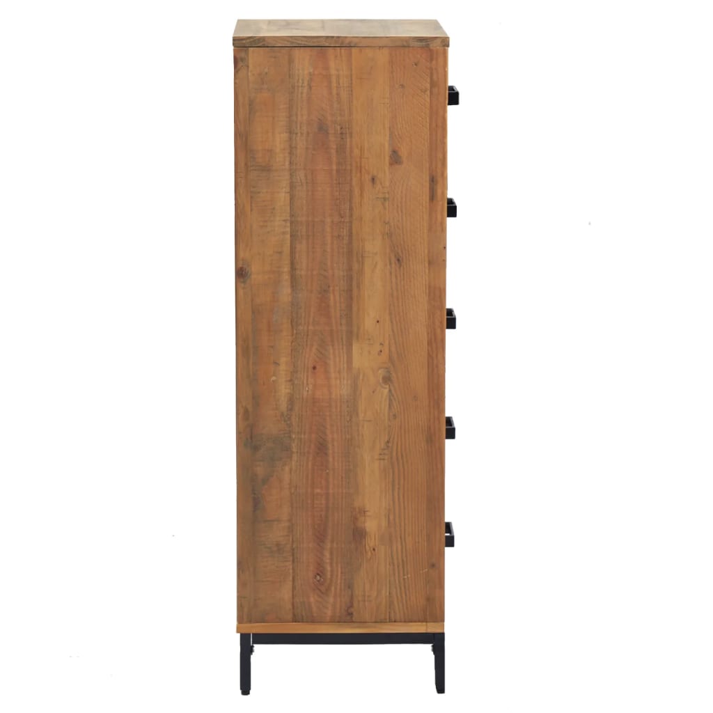 Kommode 42x35x110 cm heltre furu