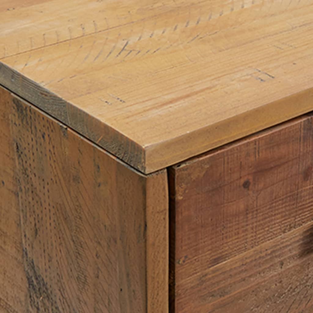 Skoskap 75x40x110 cm heltre furu