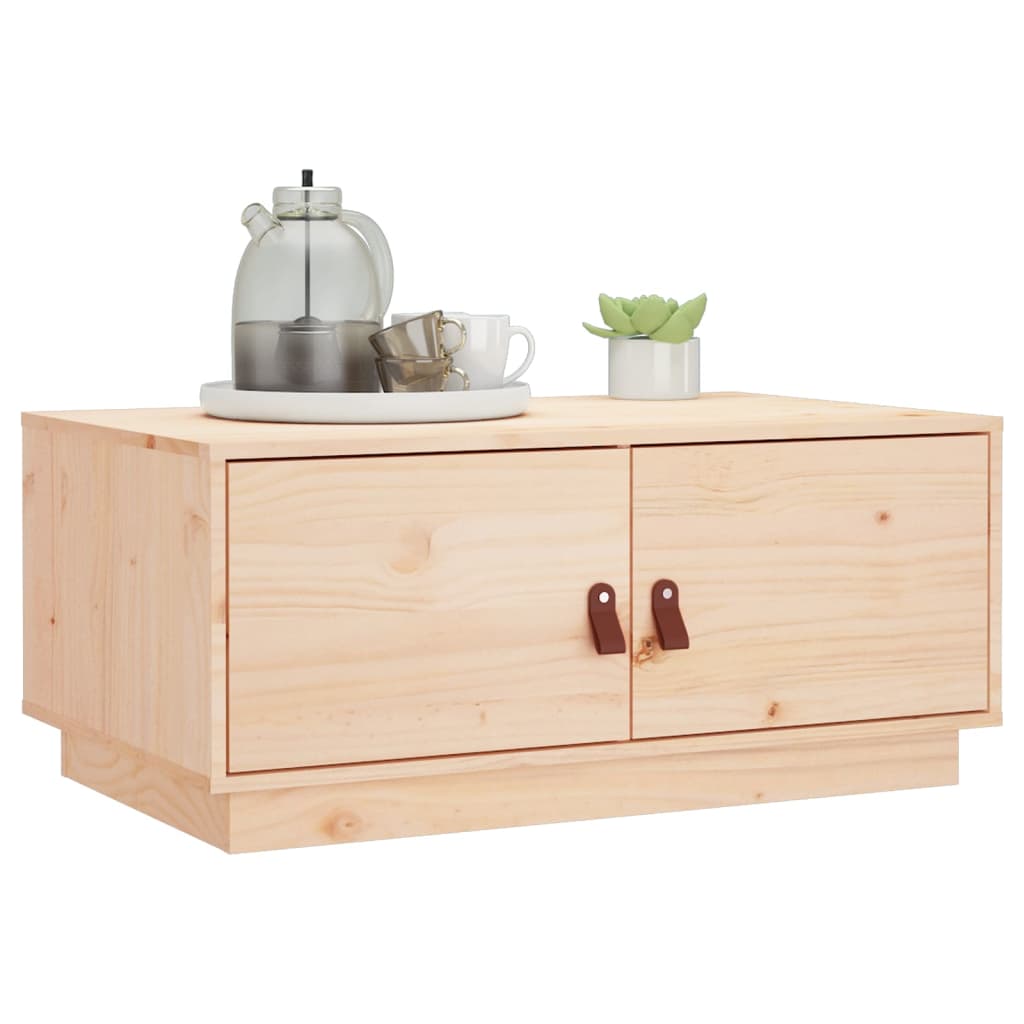 Salongbord 80x50x35 cm heltre furu