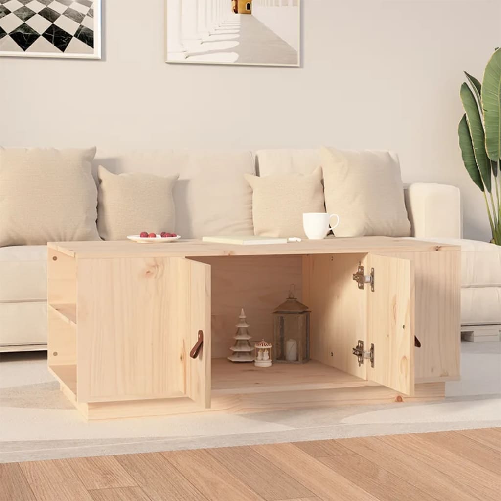 Salongbord 100x50x41 cm heltre furu