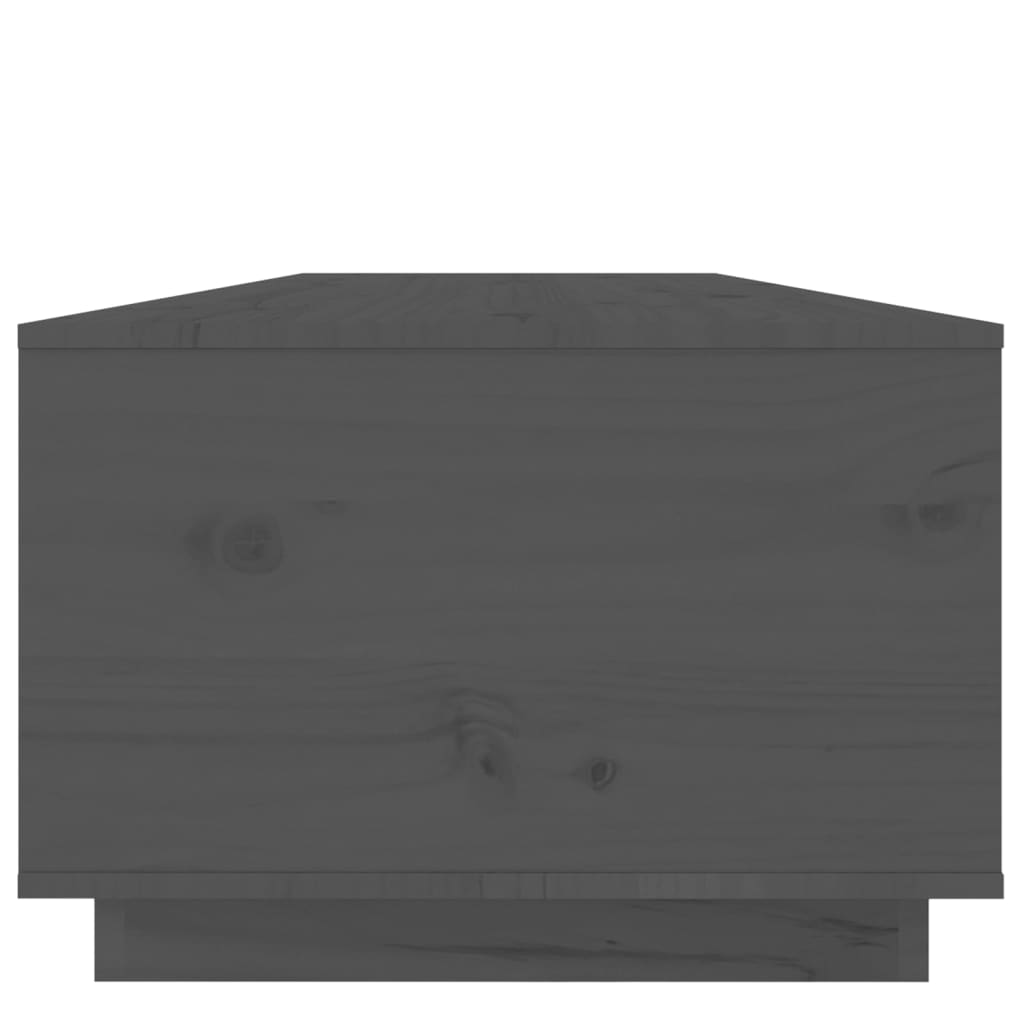 Salongbord grå 100x50x35 cm heltre furu