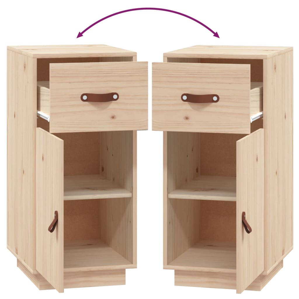 Skjenk 34x40x75 cm heltre furu