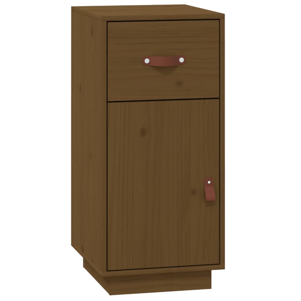 Skjenk honningbrun 34x40x75 cm heltre furu