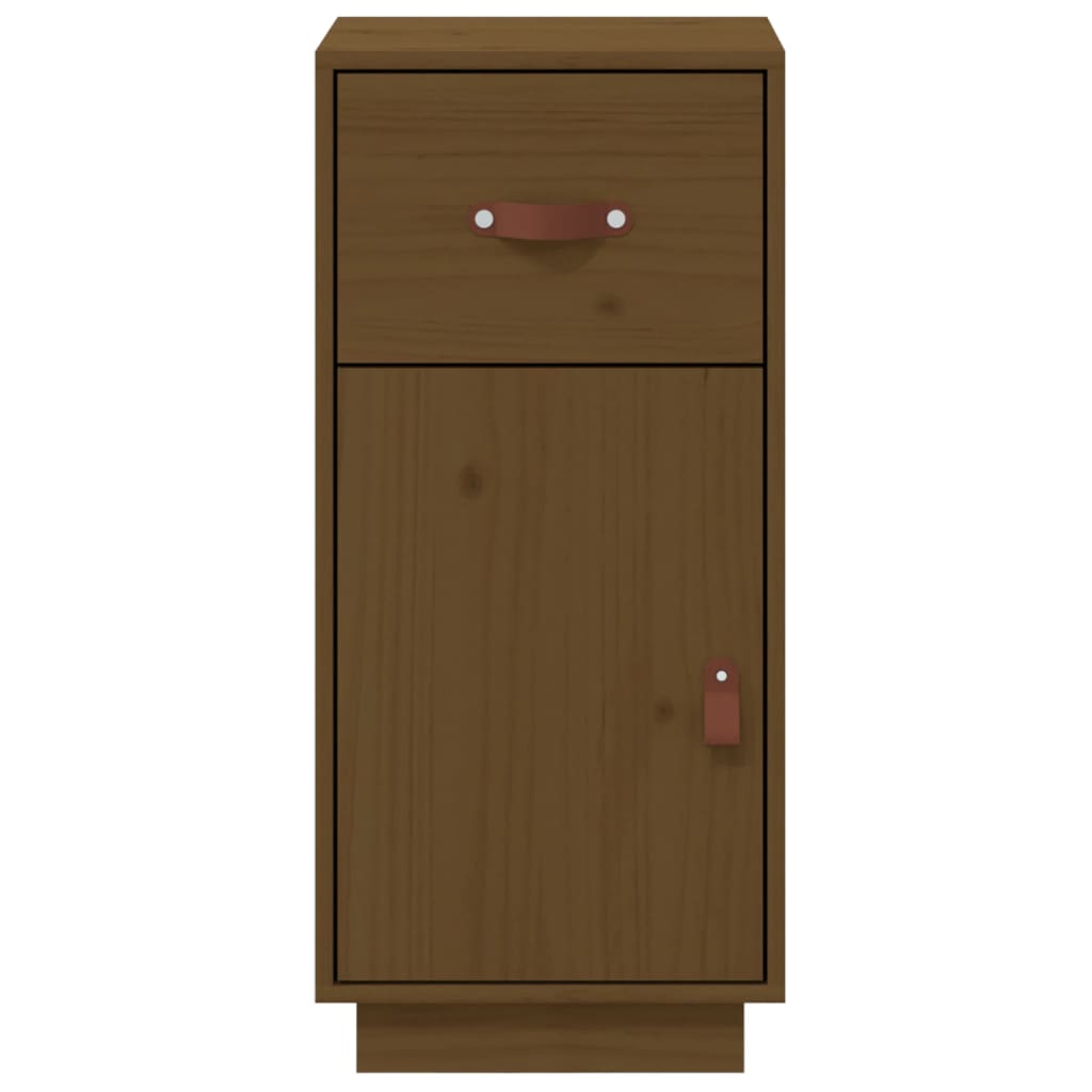Skjenk honningbrun 34x40x75 cm heltre furu