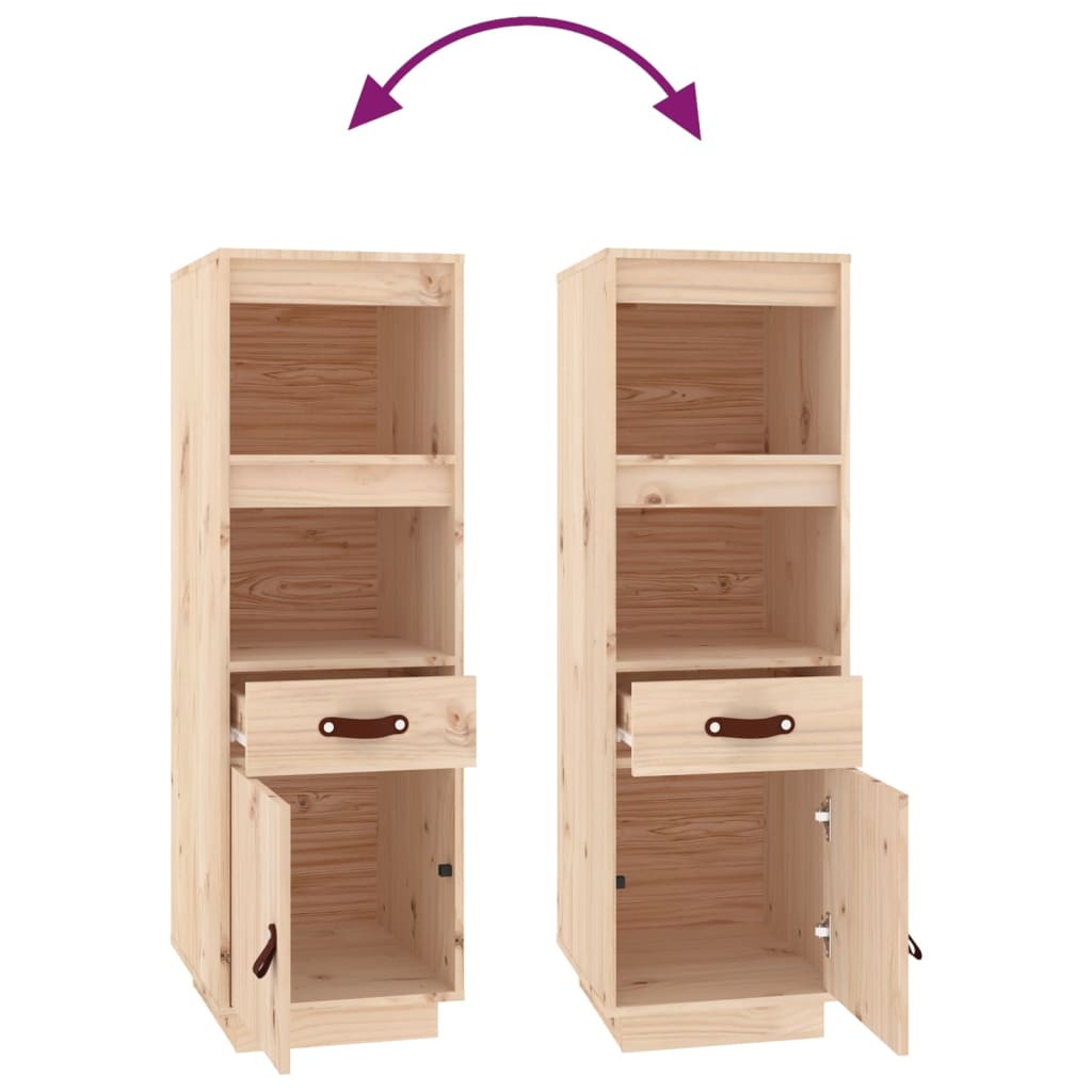 Highboard 34x40x108,5 cm heltre furu