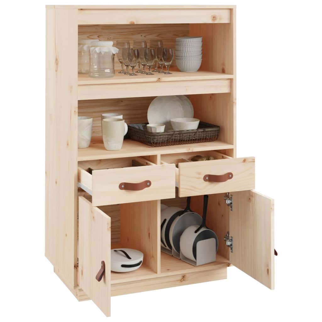 Highboard 67x40x108,5 cm heltre furu