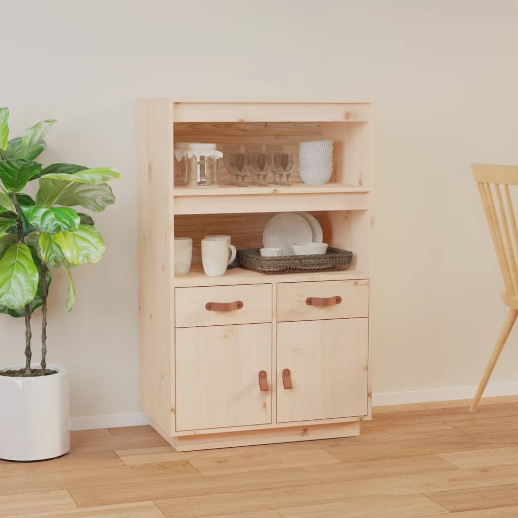 Highboard 67x40x108,5 cm heltre furu