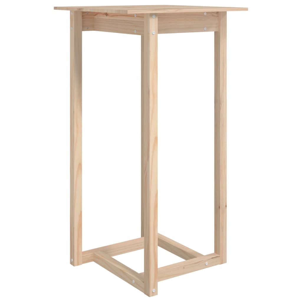 Barbord 60x60x110 cm heltre furu vidaXL