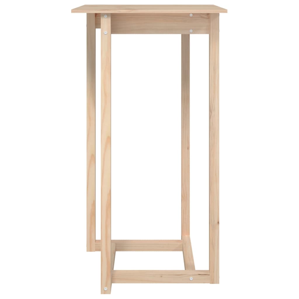 Barbord 60x60x110 cm heltre furu vidaXL