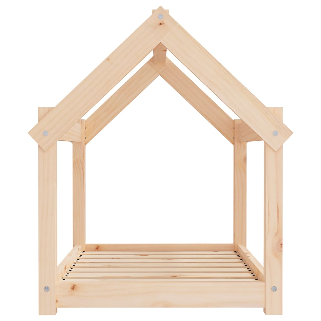 Hundeseng 81x60x70 cm heltre furu