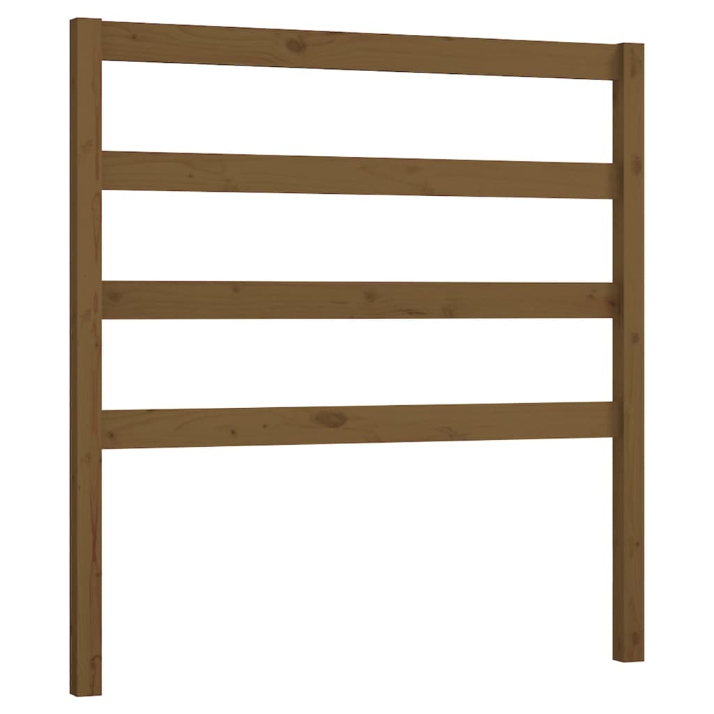 Sengegavl honningbrun 95x4x100 cm heltre furu