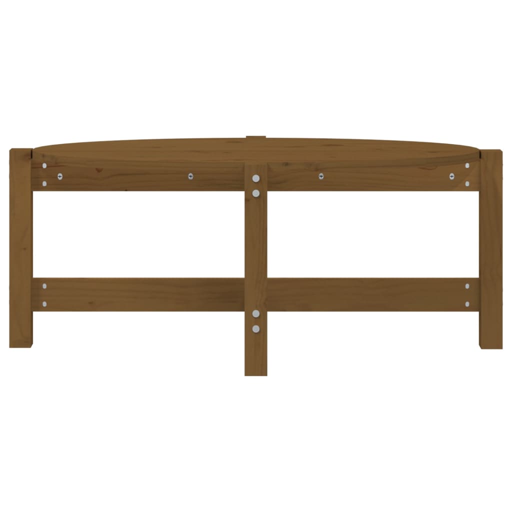 Salongbord honningbrun 87x48x35 cm heltre furu