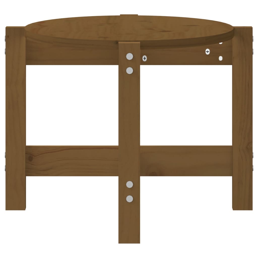 Salongbord honningbrun 87x48x35 cm heltre furu