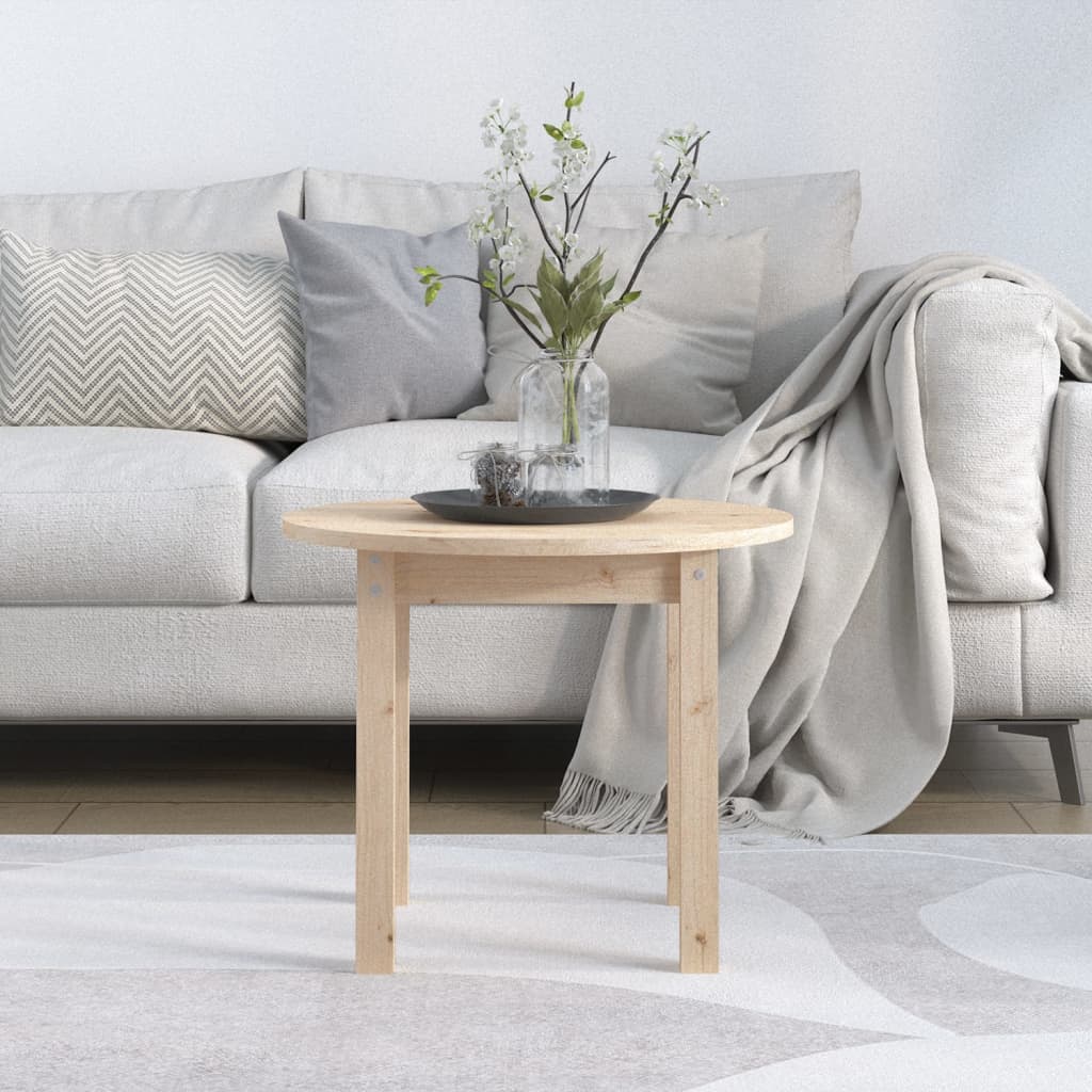Salongbord Ø 55x45 cm heltre furu