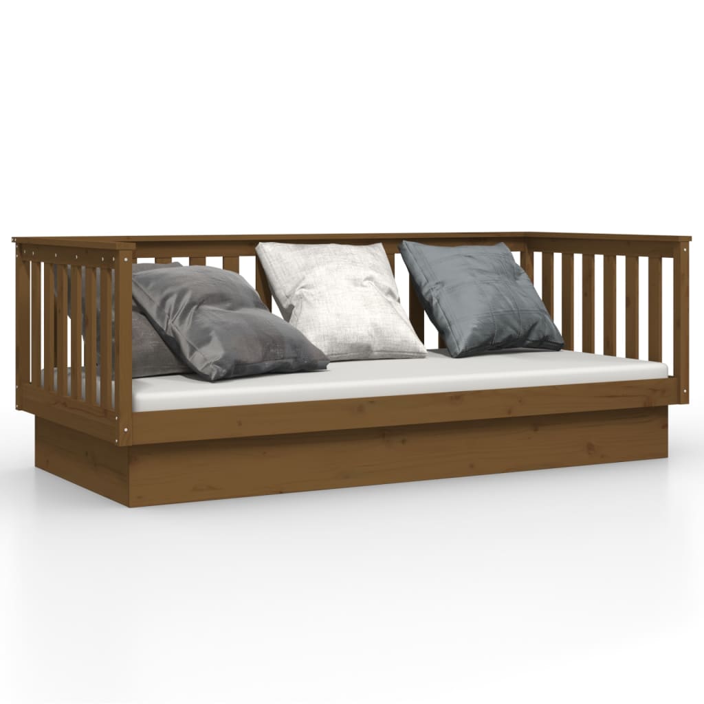 Dagseng honningbrun 100x200 cm heltre furu