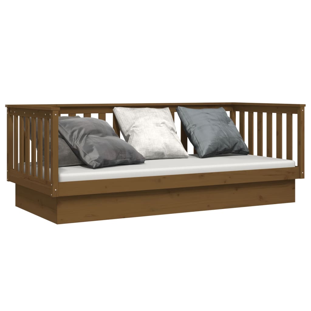 Dagseng honningbrun 100x200 cm heltre furu