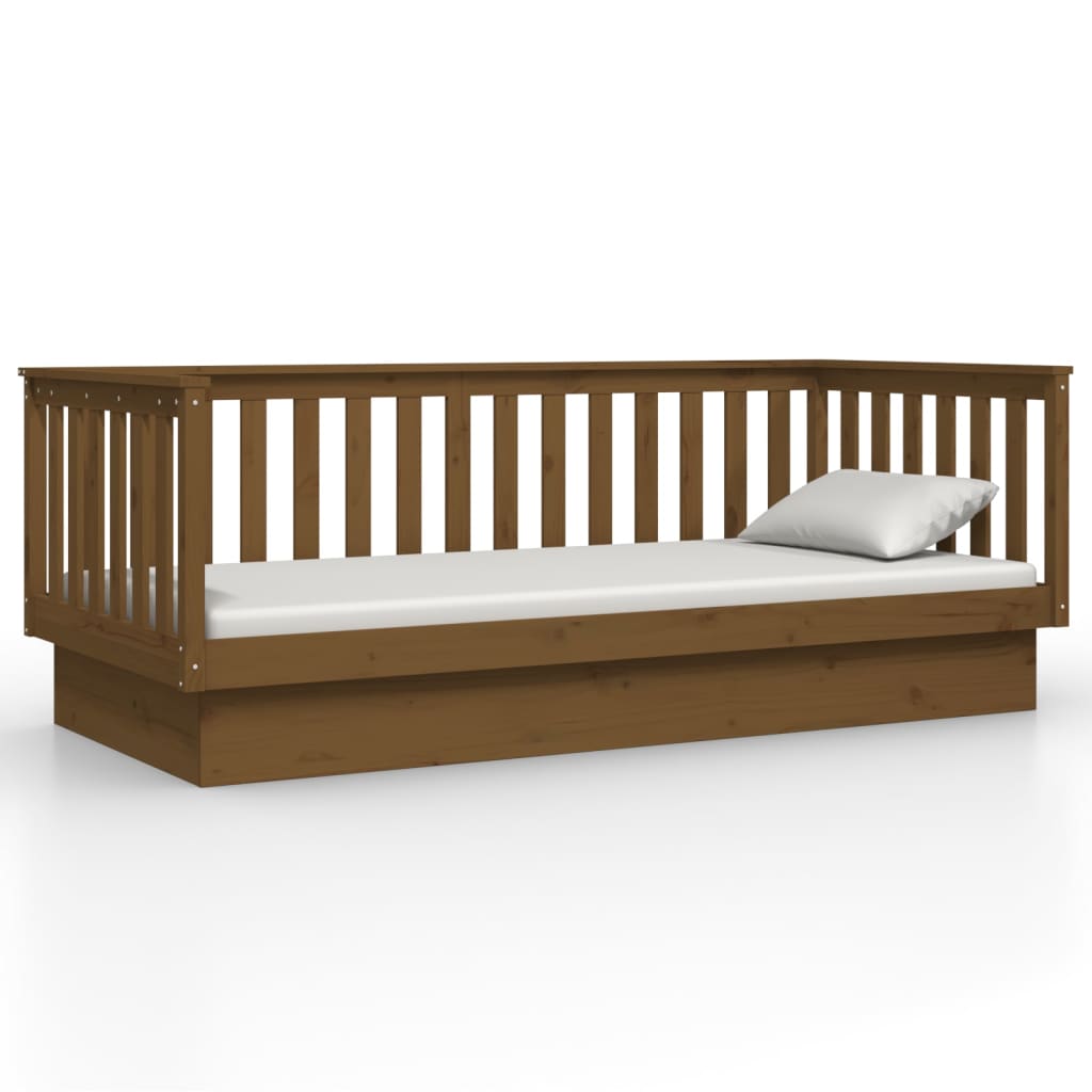 Dagseng honningbrun 100x200 cm heltre furu