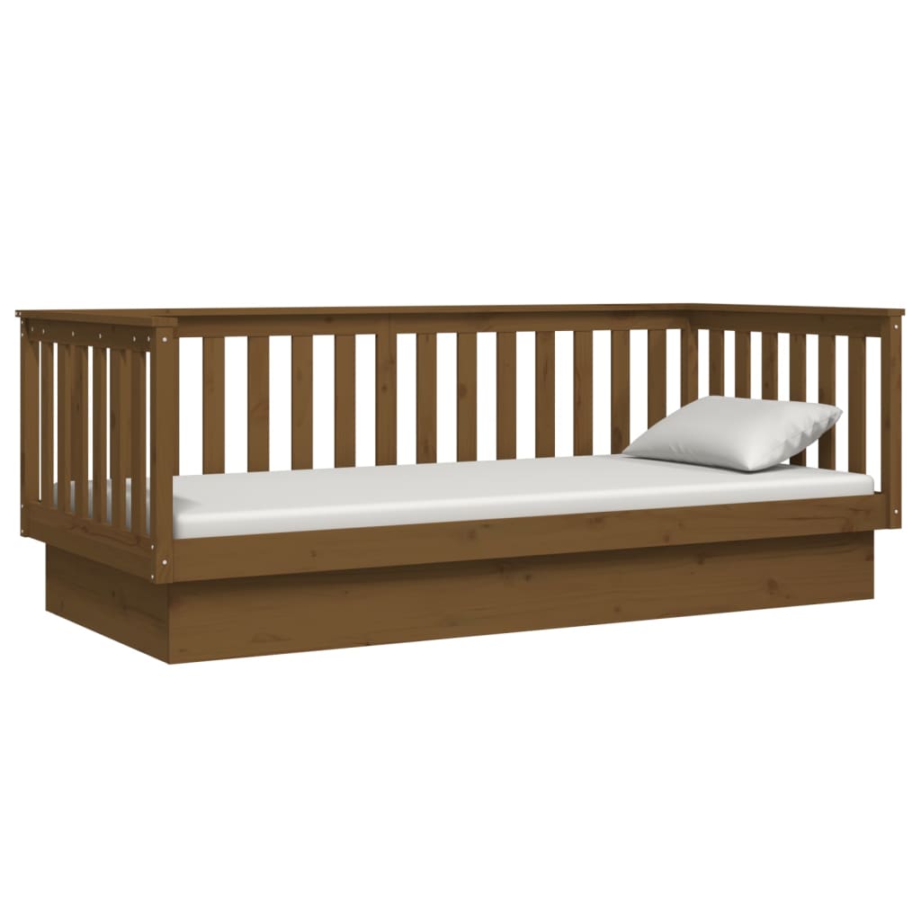 Dagseng honningbrun 100x200 cm heltre furu