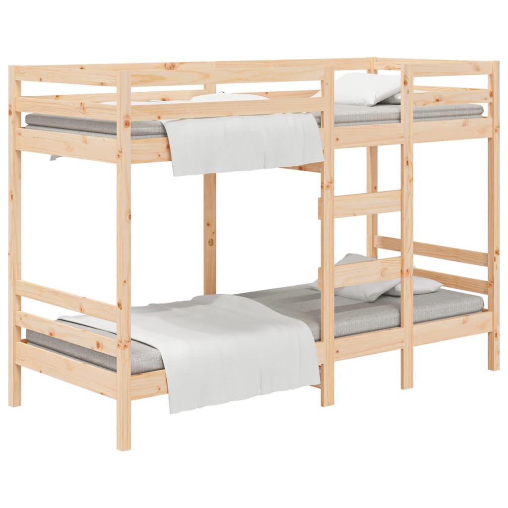Køyeseng uten madrass 90x200 cm heltre furu