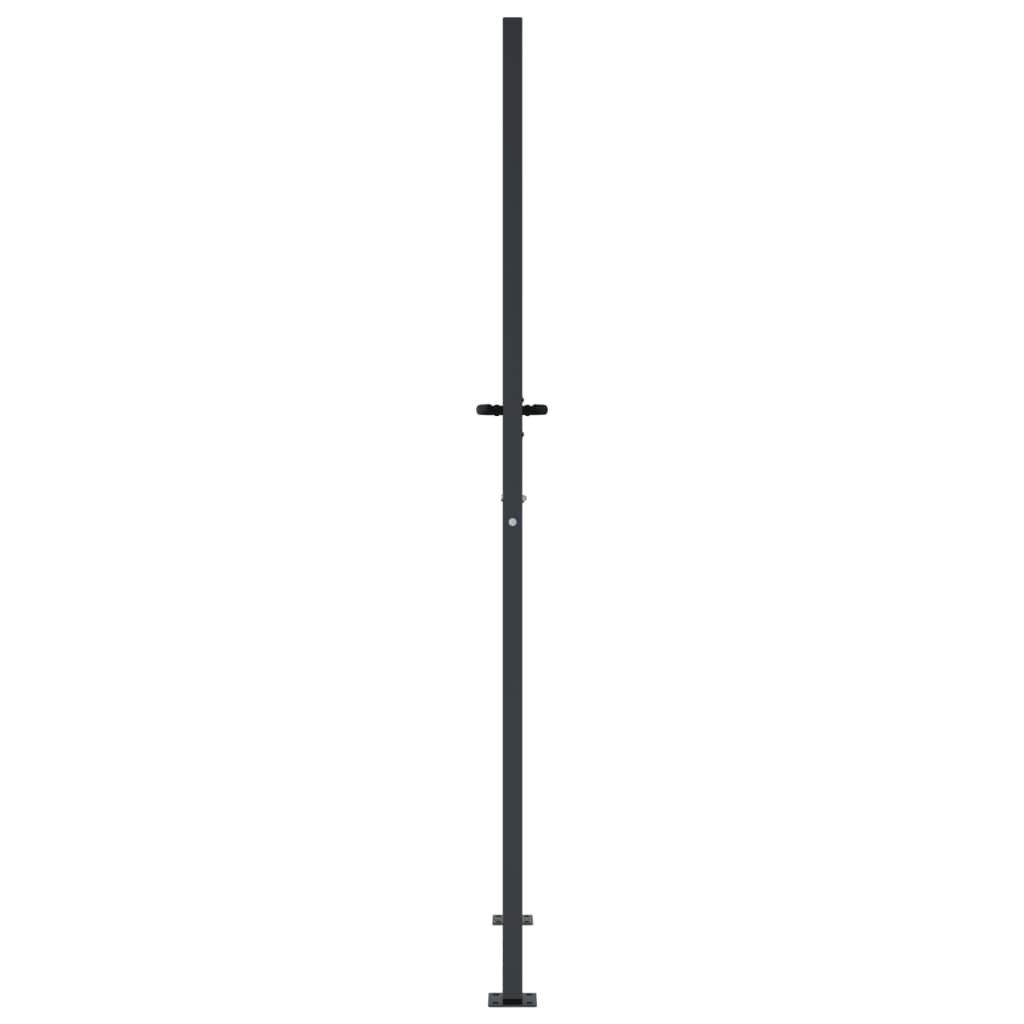Hageport antrasitt 100x200 cm ståltredesign
