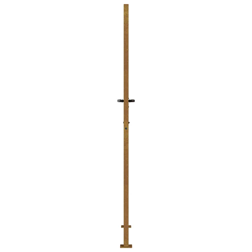 Hageport 100x175 cm cortenstål tredesign vidaXL