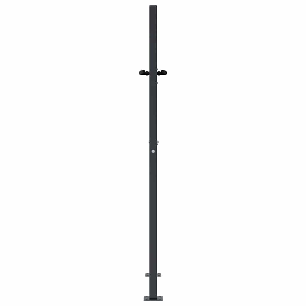 Hageport antrasitt 100x150 cm stålgressdesign